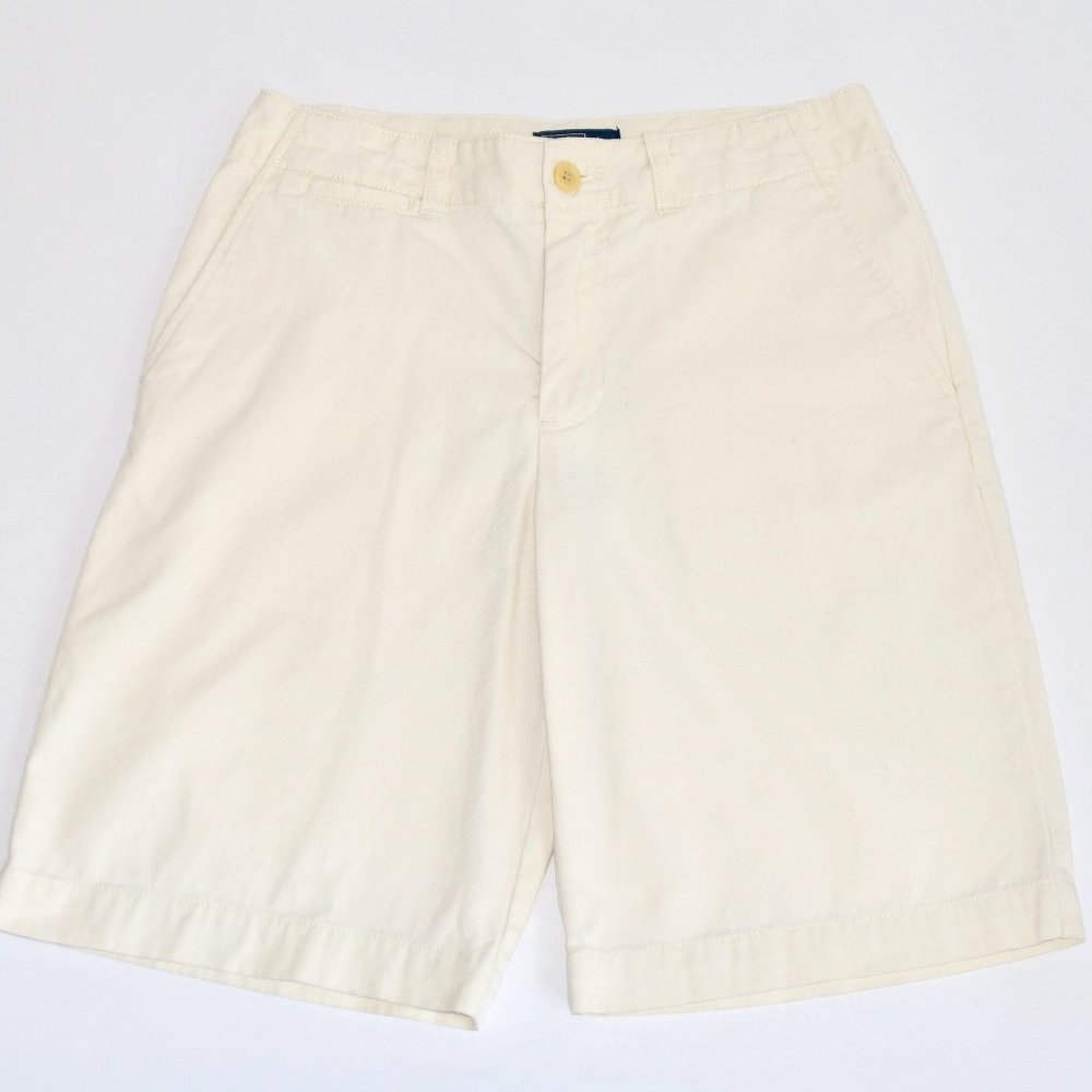 Polo by Ralph Lauren Light Cream Preppy Shorts - Size 12
